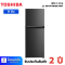 TOSHIBA ตู้เย็น 2 ประตู รุ่น  GR-RT416WE-PMT(06) 11 คิว สีเทา