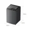 TOSHIBA เครื่องซักผ้าฝาบน 19Kg. สีเงิน รุ่น AW-DUHN2000QT(SG)