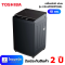 TOSHIBA เครื่องซักผ้าฝาบน 10 กิโลกรัม รุ่น AW-M1100PT(MK)