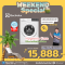 ELECTROLUX เครื่องซักผ้าฝาหน้าพร้อมขาตั้ง รุ่น  EWF9024D3WC 9 กก. 1200RPM อินเวอร์เตอร์ สีขาว