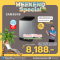 SAMSUNG เครื่องซักฝาบน 13Kg.Wifi  รุ่น WA70F13E4LST/ WA70F13E4CST