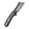 CIVIVI Mini Bullmastiff Flipper Knife Carbon Fiber & G10 Handle (2.97" Damascus Blade) C2004DS-1
