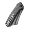 CIVIVI Mini Bullmastiff Flipper Knife Carbon Fiber & G10 Handle (2.97" Damascus Blade) C2004DS-1