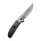 CIVIVI Trailblazer Slip Joint Knife Carbon Fiber & G10 & Stainless Steel Handle (2.97" Damascus Blade) C2018DS-1