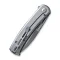 CIVIVI Cetos Flipper Knife Micarta With Stainless Steel Handle (3.48" 14C28N Blade) C21025B-1
