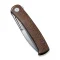 CIVIVI Cetos Flipper Knife Micarta With Stainless Steel Handle (3.48" 14C28N Blade) C21025B-1