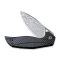 CIVIVI Anthropos Flipper Knife G10 & Carbon Fiber Handle (3.25" Damascus Blade) C903DS