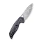 CIVIVI Anthropos Flipper Knife G10 & Carbon Fiber Handle (3.25" Damascus Blade) C903DS