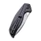 CIVIVI Anthropos Flipper Knife G10 & Carbon Fiber Handle (3.25" Damascus Blade) C903DS