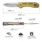 CIVIVI Elementum Flipper Knife Ultem Handle (2.96" D2 Blade) C907A-4