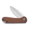 CIVIVI Elementum Flipper Knife Micarta Handle (2.96" D2 Blade) C907M