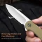 CIVIVI Elementum Flipper Knife Micarta Handle (2.96" D2 Blade) C907S