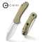CIVIVI Elementum Flipper Knife Micarta Handle (2.96" D2 Blade) C907S