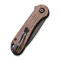 CIVIVI Elementum Flipper Knife Micarta Handle (2.96" D2 Blade) C907T-C