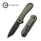CIVIVI Elementum Flipper Knife Micarta Handle (2.96" D2 Blade) C907T-E