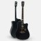 กีต้าร์โปร่งไฟฟ้า Mantic GT10DCE ( Solid Top ) Black