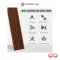 BARCO กระเบื้องยางลายไม้ LVT แบบมีกาวในตัว 36 แผ่น 5 ตร.ม./กล่อง