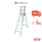 (ส่งฟรี) BARCO บันไดแพลตฟอร์มอลูมิเนียมติดล้อ 7 ขั้น 2.1 ม.