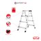 BARCO บันไดอลูมิเนียมรุ่นน้ำหนักเบา ขาใหญ่ ขึ้น2ทาง 2 ขั้น 37 ซม