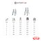 BARCO LITE บันไดอลูมิเนียม ขึ้นทางเดียว 4 ขั้น 1.00 เมตร