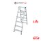 BARCO บันไดอลูมิเนียมรุ่นน้ำหนักเบา ขาใหญ่ ขึ้น2ทาง 6 ขั้น 123 ซม