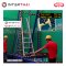 (ส่งฟรี) BARCO บันไดแพลตฟอร์มอลูมิเนียมติดล้อ 7 ขั้น 2.1 ม.
