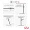 BARCO ราวแขวนผ้า แบบไม่เจาะ รุ่น 1 เสา (Vertical Coat Rack)