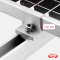 BARCO End clamp ตัวยึดขอบ แผงโซล่าเซลล์ สีชุบขาว