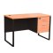 โต๊ะทำงานโล่ง 2 ลิ้นชัก กุญแจล็อครหัส ขาเหล็ก STABLE รุ่น WS-SD-120A