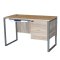 โต๊ะคอมพิวเตอร์ กุญแจล็อครหัส ขาเหล็ก STABLE รุ่น WS-SD-120B