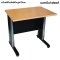 โต๊ะทำงานโล่ง ขาเหล็ก STABLE รุ่น SL-080 สีบีช-ดำ