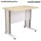 โต๊ะทำงานโล่ง ขาเหล็ก STABLE รุ่น SL-080 สีเมเปิ้ล-ขาว