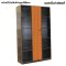 ตู้เก็บเอกสารไม้ แบบผสม STABLE รุ่น WS-SF02 สีเชอร์รี่-ดำ