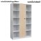 ตู้เก็บเอกสารไม้ แบบผสม STABLE รุ่น WS-SF02 สีเมเปิ้ล-ขาว