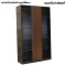 ตู้เก็บเอกสารไม้ แบบผสม STABLE รุ่น WS-SF02 สีโอ๊ก-ดำ