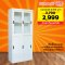 ตู้เหล็กแบบผสม LECCA รุ่น 2LGS-804018