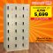 ตู้ล็อคเกอร์ 18 ช่อง มีกุญแจล็อค LECCA รุ่น 5LK-018