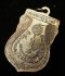 เหรียญเสมาหัวโต รุ่น เลื่อนสมณศักดิ์ หลังพัดยศ ปี 2536 เนื้อทองแดงรมดำ บล็อคหน้าใหญ่ หายาก องค์ที่ 2 (ขายแล้ว)