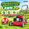 รถเข็นตัดหญ้า พ่นข้าง 20 นิ้ว เครื่องเบนซิน SAKARI BXV580DI
