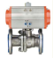 BK Valve Pneumatic Flanged Ball Valve 3PC