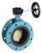 F012-A EBRO ARMATUREN DOUBLE FLANGED BUTTERFLY VALVE