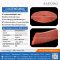 Firebrick silicone sponge rubber 2x10mm