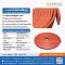 Firebrick silicone sponge rubber 3x12 mm (Silicone QM +270°C)