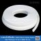 White silicone sponge rubber 10x20 mm