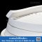 White silicone sponge rubber 12.5x25 mm