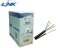 LINK US-9015M CAT5E Outdoor UTP PE w/Drop Wire Cable, Bandwidth 350MHz, CMX Black Color 305 M./Reel in Box