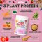 Nutrio Plant Protein Shake 4 in 1 - Mixed Fruit Flavor (Duo Set) นูทริโอ้ โปรตีนจากพืช โปรตีนเชค รสมิกซ์ฟรุ๊ต 2 กระปุก
