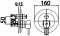 CT517A วาล์วผสมเปิด-ปิดน้ำแบบก้านโยก ชนิดฝังผนังแบบมี Divertor (ใช้กับCOTTO PROs) รุ่น ENRICO