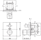TBV02403T ก๊อกผสมชนิดฝังผนัง แบบปรับอุณหภูมิคงที่ สำหรับน้ำออก 1 ทาง *1