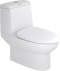 CL23275-6DACTCB "MILANO" 3/4.2L CLOSE COUPLED TOILET